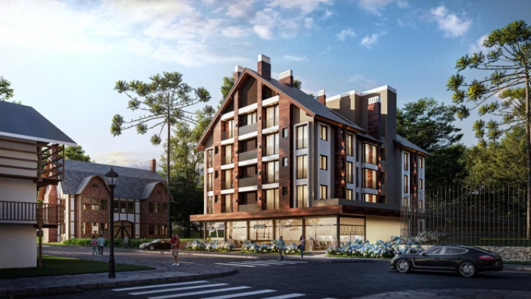 Apartamento com 2 Quartos à Venda, 62 m² em Floresta - Gramado