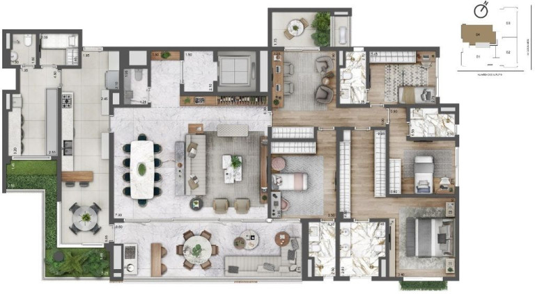 Imagem Apartamento com 4 Quartos à Venda, 281 m² em Moema - São Paulo Imagem Apartamento com 4 Quartos à Venda, 281 m² em Moema - São Paulo
