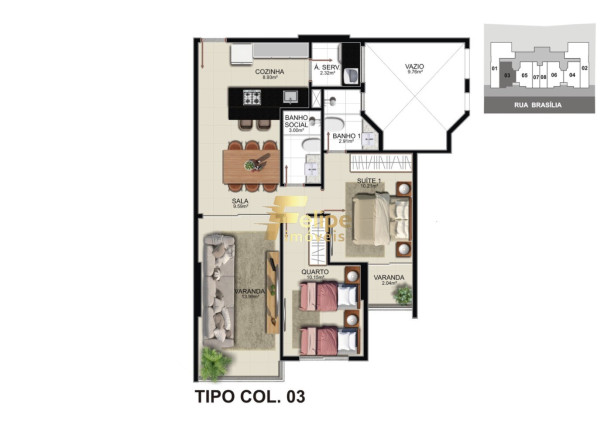 Imagem Imóvel com 2 Quartos à Venda, 90 m² em Praia Do Morro - Guarapari