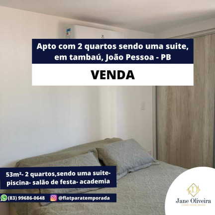 Apartamento com 2 Quartos à Venda, 48 m² em Tambaú - João Pessoa