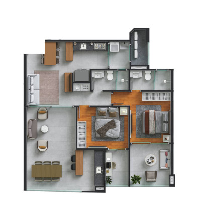 Imagem Apartamento com 2 Quartos à Venda, 83 m² em Praia Do Morro - Guarapari