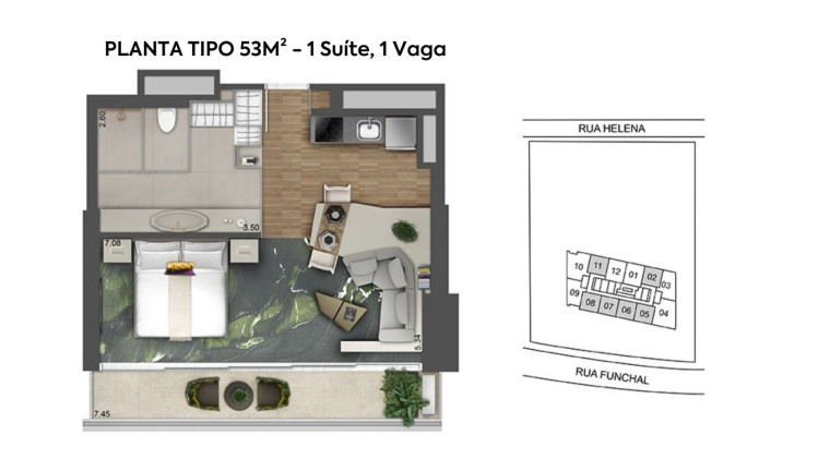 Imagem Apartamento com 1 Quarto à Venda, 53 m² em Vila Olímpia - São Paulo Imagem Apartamento com 1 Quarto à Venda, 53 m² em Vila Olímpia - São Paulo