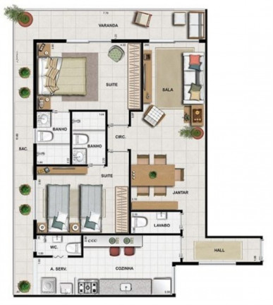 Imagem Imóvel com 3 Quartos à Venda, 140 m² em Recreio Dos Bandeirantes - Rio De Janeiro