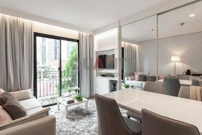 Apartamento com 1 Quarto para Alugar, 52 m² em Itaim Bibi - São Paulo