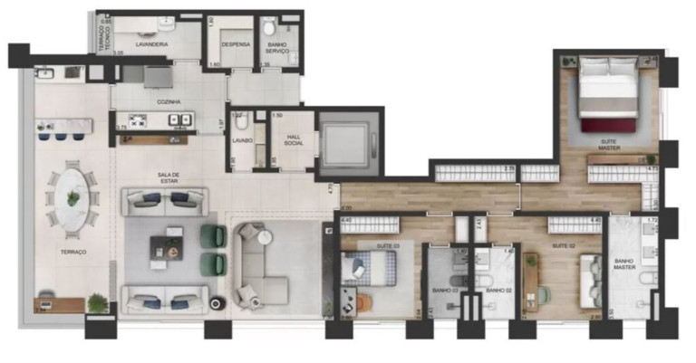 Imagem Apartamento com 3 Quartos à Venda, 366 m² em Vila Nova Conceição - São Paulo