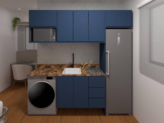 Imagem Apartamento com 1 Quarto à Venda, 25 m² em Guaíra - Curitiba Imagem Apartamento com 1 Quarto à Venda, 25 m² em Guaíra - Curitiba