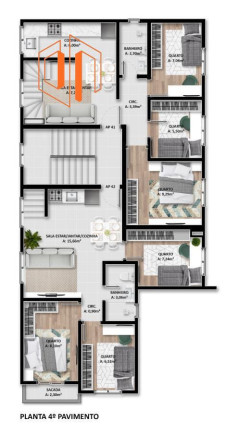 Imagem Apartamento com 3 Quartos à Venda, 55 m² em Parque Da Fonte - São José Dos Pinhais Imagem Apartamento com 3 Quartos à Venda, 55 m² em Parque Da Fonte - São José Dos Pinhais