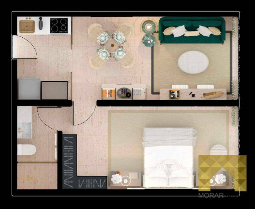 Imagem Apartamento com 1 Quarto à Venda, 32 m² em Cabo Branco - João Pessoa Imagem Apartamento com 1 Quarto à Venda, 32 m² em Cabo Branco - João Pessoa