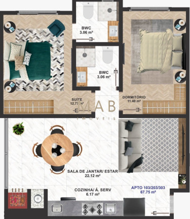 Imagem Imóvel com 2 Quartos à Venda, 67 m² em Canasvieiras - Florianópolis