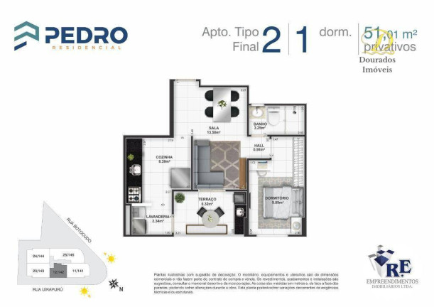 Imagem Apartamento com 2 Quartos à Venda, 75 m² em Tupi - Praia Grande