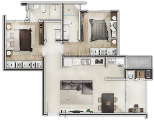 Imagem Apartamento com 3 Quartos à Venda, 94 m² em Centro - Itajaí