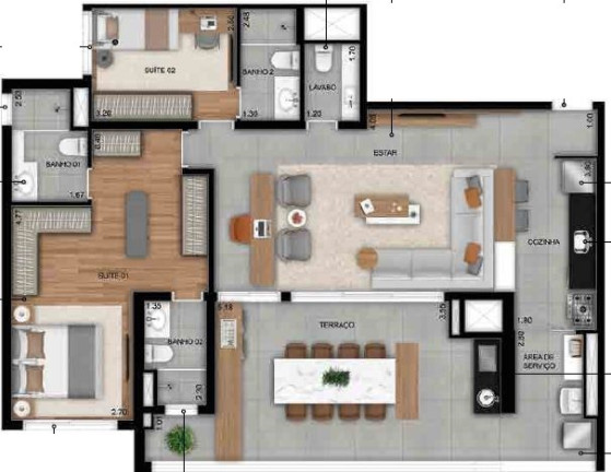 Imagem Apartamento com 2 Quartos à Venda, 73 m² em Butantã - São Paulo Imagem Apartamento com 2 Quartos à Venda, 73 m² em Butantã - São Paulo