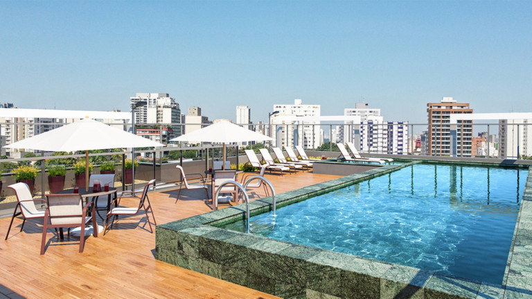 Imagem Imóvel com 1 Quarto à Venda, 28 m² em Brooklin Paulista - São Paulo