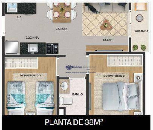 Imagem Apartamento com 2 Quartos à Venda, 34 m² em Pimentas - Guarulhos Imagem Apartamento com 2 Quartos à Venda, 34 m² em Pimentas - Guarulhos