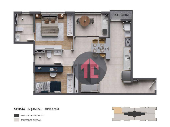 Imagem Apartamento com 2 Quartos à Venda, 63 m² em Taquaral - Campinas Imagem Apartamento com 2 Quartos à Venda, 63 m² em Taquaral - Campinas