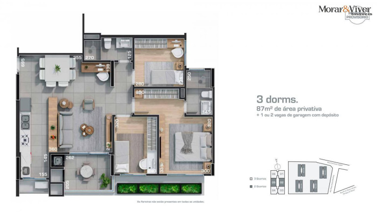 Imagem Apartamento com 3 Quartos à Venda, 87 m² em Campo Comprido - Curitiba Imagem Apartamento com 3 Quartos à Venda, 87 m² em Campo Comprido - Curitiba
