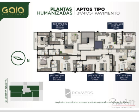 Imagem Apartamento com 1 Quarto à Venda, em Centro - Florianópolis Imagem Apartamento com 1 Quarto à Venda, em Centro - Florianópolis