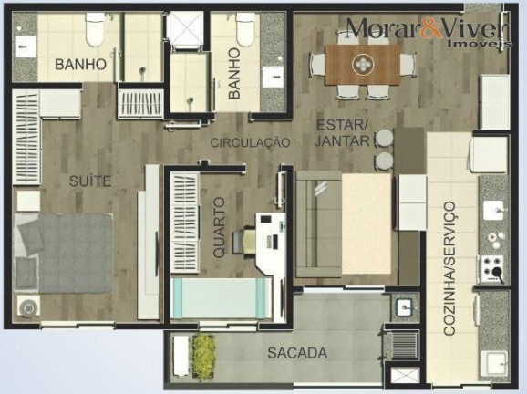 Imagem Apartamento com 3 Quartos à Venda, 78 m² em Vila Izabel - Curitiba Imagem Apartamento com 3 Quartos à Venda, 78 m² em Vila Izabel - Curitiba