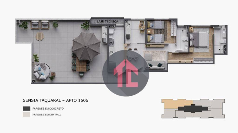 Imagem Cobertura com 2 Quartos à Venda, 122 m² em Taquaral - Campinas Imagem Cobertura com 2 Quartos à Venda, 122 m² em Taquaral - Campinas