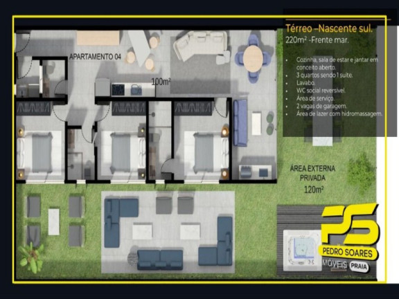 Imagem Imóvel com 2 Quartos à Venda, 138 m² em Bessa - João Pessoa Imagem Imóvel com 2 Quartos à Venda, 138 m² em Bessa - João Pessoa
