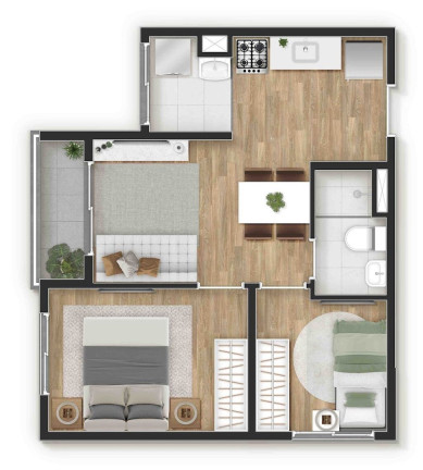 Imagem Apartamento com 2 Quartos à Venda, 37 m² em Jurubatuba - São Paulo Imagem Apartamento com 2 Quartos à Venda, 37 m² em Jurubatuba - São Paulo