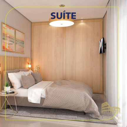 Imagem Apartamento com 1 Quarto à Venda, 40 m² em Vila Guilhermina - Praia Grande