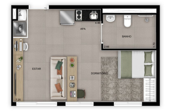 Imagem Studio com 1 Quarto à Venda, 26 m² em Mooca - São Paulo Imagem Studio com 1 Quarto à Venda, 26 m² em Mooca - São Paulo