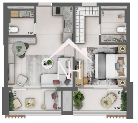Imagem Apartamento com 1 Quarto à Venda, 52 m² em Campo Belo - São Paulo Imagem Apartamento com 1 Quarto à Venda, 52 m² em Campo Belo - São Paulo