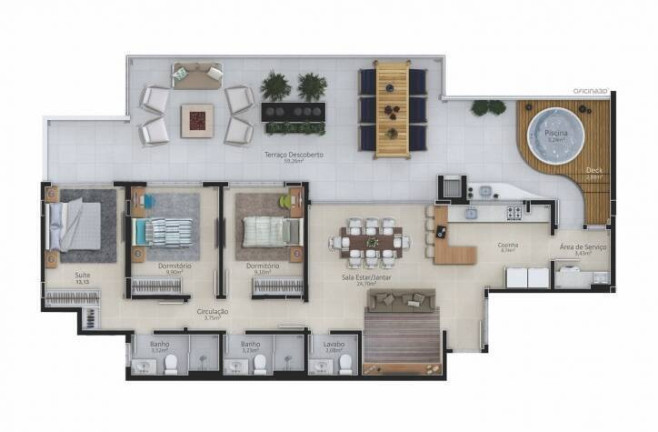 Imagem Apartamento com 2 Quartos à Venda, 87 m² em Jurere - Florianópolis Imagem Apartamento com 2 Quartos à Venda, 87 m² em Jurere - Florianópolis