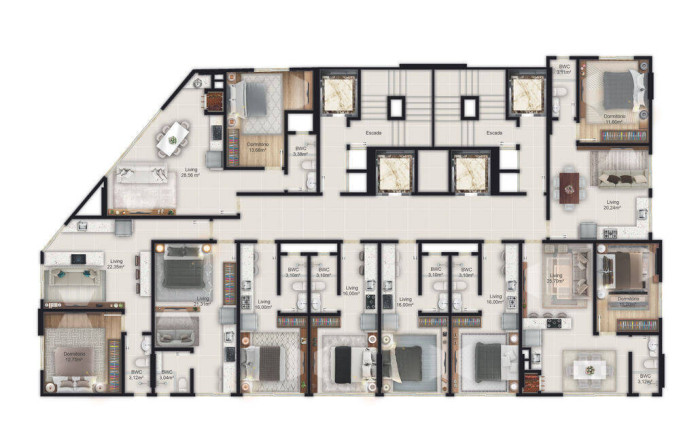 Imagem Apartamento com 1 Quarto à Venda, 51 m² em Meia Praia - Itapema Imagem Apartamento com 1 Quarto à Venda, 51 m² em Meia Praia - Itapema