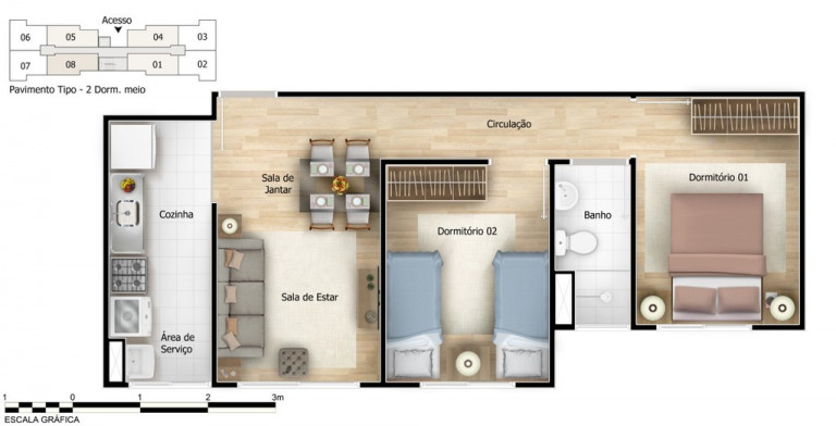 Imagem Apartamento com 2 Quartos à Venda, 41 m² em Interlagos - São Paulo Imagem Apartamento com 2 Quartos à Venda, 41 m² em Interlagos - São Paulo