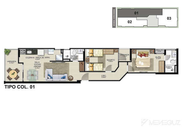 Imagem Apartamento com 1 Quarto à Venda, 45 m² em Praia Do Morro - Guarapari Imagem Apartamento com 1 Quarto à Venda, 45 m² em Praia Do Morro - Guarapari
