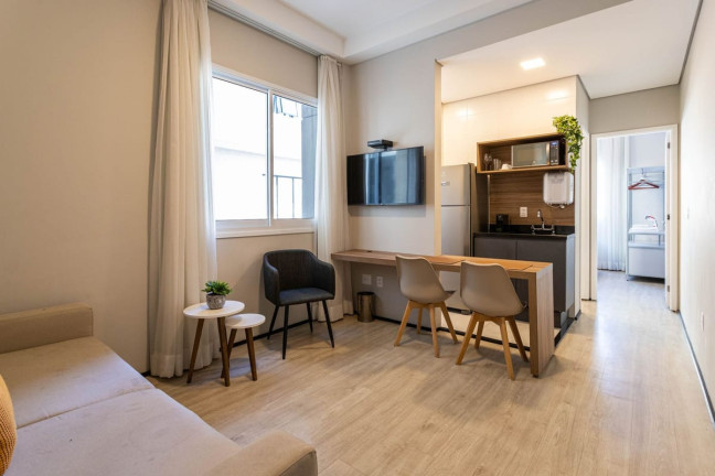 Apartamento com 1 Quarto para Alugar, 35 m² em Higienópolis - São Paulo