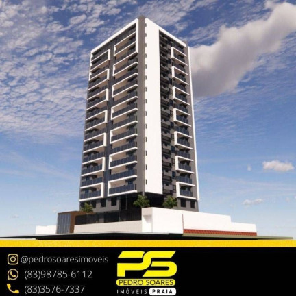 Imagem Apartamento com 2 Quartos à Venda, 65 m² em Altiplano Cabo Branco - João Pessoa