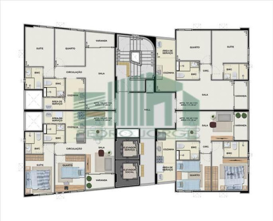 Imagem Apartamento com 2 Quartos à Venda, 51 m² em Várzea - Recife Imagem Apartamento com 2 Quartos à Venda, 51 m² em Várzea - Recife