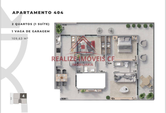 Imagem Apartamento com 1 Quarto à Venda, 61 m² em Braga - Cabo Frio