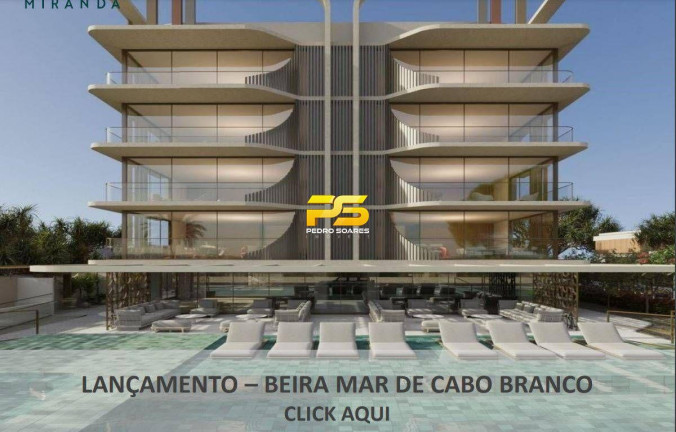 Apartamento com 3 Quartos à Venda, 144 m² em Cabo Branco - João Pessoa