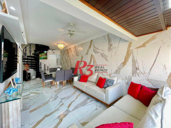 Imagem Cobertura com 3 Quartos à Venda, 223 m² em Boqueirão - Santos