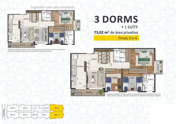 Imagem Apartamento com 3 Quartos à Venda, 73 m² em Alphaville - Barueri Imagem Apartamento com 3 Quartos à Venda, 73 m² em Alphaville - Barueri