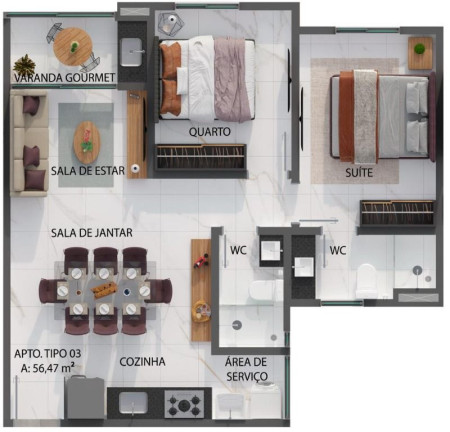 Imagem Apartamento com 3 Quartos à Venda, 69 m² em Jardim São Paulo - João Pessoa Imagem Apartamento com 3 Quartos à Venda, 69 m² em Jardim São Paulo - João Pessoa