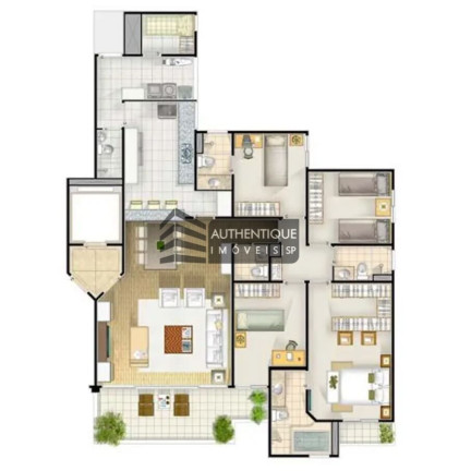 Imagem Apartamento com 3 Quartos à Venda, 180 m² em Brooklin - São Paulo Imagem Apartamento com 3 Quartos à Venda, 180 m² em Brooklin - São Paulo