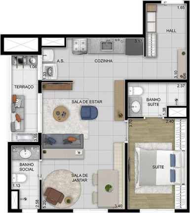 Imagem Apartamento com 2 Quartos à Venda, 55 m² em Bela Vista - Osasco Imagem Apartamento com 2 Quartos à Venda, 55 m² em Bela Vista - Osasco