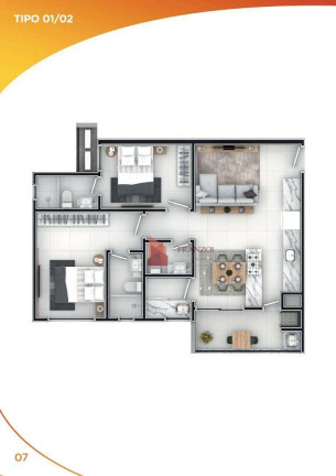 Imagem Apartamento com 2 Quartos à Venda, 73 m² em Dom Bosco - Itajaí Imagem Apartamento com 2 Quartos à Venda, 73 m² em Dom Bosco - Itajaí
