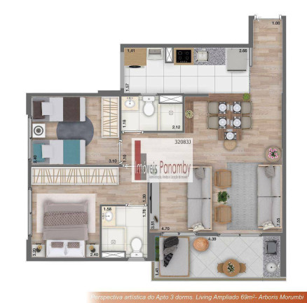 Imagem Apartamento com 2 Quartos à Venda, 47 m² em Vila Andrade - São Paulo Imagem Apartamento com 2 Quartos à Venda, 47 m² em Vila Andrade - São Paulo