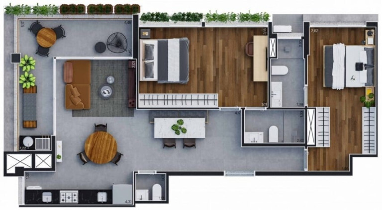 Imagem Apartamento com 3 Quartos à Venda, 96 m² em Pinheiros - São Paulo