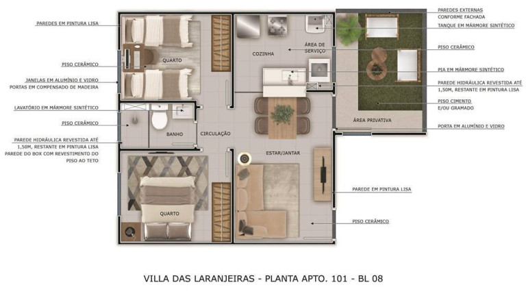 Imagem Apartamento com 2 Quartos à Venda, 42 m² Imagem Apartamento com 2 Quartos à Venda, 42 m²