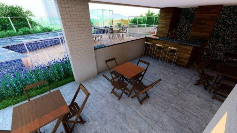 Apartamento com 2 Quartos à Venda, 62 m² em Caiçara - Praia Grande