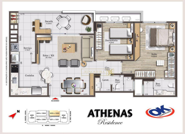 Imagem Apartamento com 2 Quartos à Venda, 89 m² em Campinas - São José Imagem Apartamento com 2 Quartos à Venda, 89 m² em Campinas - São José