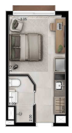 Imagem Imóvel com 1 Quarto à Venda, 18 m² em Vila Nova Conceição - São Paulo Imagem Imóvel com 1 Quarto à Venda, 18 m² em Vila Nova Conceição - São Paulo