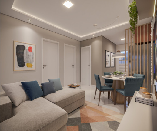 Casa de Condomínio com 2 Quartos à Venda, 51 m² em Campo Largo Da Roseira - São José Dos Pinhais